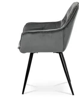 Sada jídelních židlí DCH-421 GREY4, 2 ks