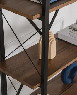 Regál Elysian Walnut and Black