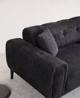 Trojmístná rozkládací pohovka Athena 3 Seater - Black