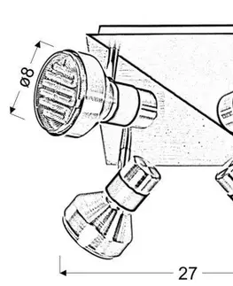 Stropní lampa Sortha GX53
