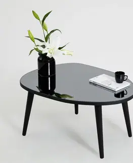 Konferenční stolek Gusto - Black, Fume