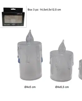 PROHOME - Svíčka LED sada 3ks