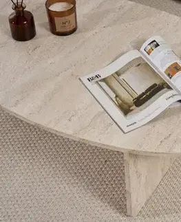 Konferenční stolek Orba - Travertine
