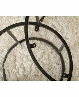 Sada konferenčních stolků Aurum Black 60 cm, 2 ks