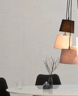 Závěsná lampa LANSING Dekorhome