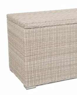 Zahradní úložný box polyratan 1037 l