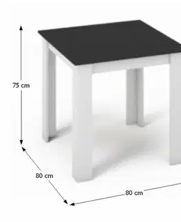 Jídelní stůl 80x80 KRAZ Tempo Kondela