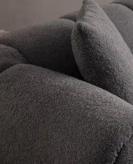 Trojmístná pohovka Puffy 3 Plain - Anthracite