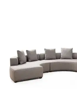 Rohová sedací souprava Gondol-4 (CHL SOL-CHLSAĞ-3R) - Grey