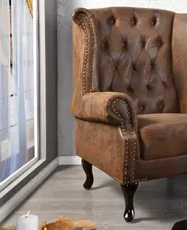 Chesterfield křeslo MIDAS Dekorhome