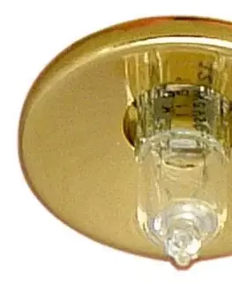 Kulaté stropní svítidlo 12V mosaz PO-01