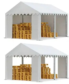 Skladový stan 3x4m bílá EKONOMY