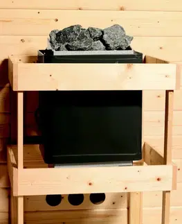 Venkovní finská sudová sauna 216 x 330 cm Dekorhome