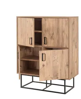 Skříňka Quantum Atlantic Pine and Black