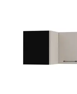 ArtExt Kuchyňská skříňka horní rohová nízká BONN | W12 60/36 Barva korpusu: Dub artisan