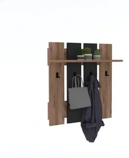 Nástěnný věšák Mita Walnut