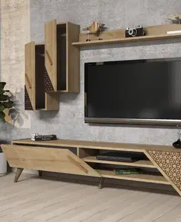 TV stěna / Sestava pod TV Beril - Oak
