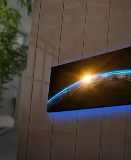 Dekorativní LED osvětlený obraz na plátně 3090NASA-018