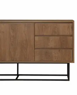 Skříňka Ruba Walnut and Black