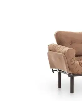 Křeslo ušák Nitta Single - Light Brown
