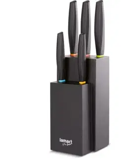 Lamart LT2158 sada nožů v bloku Color, 5 ks