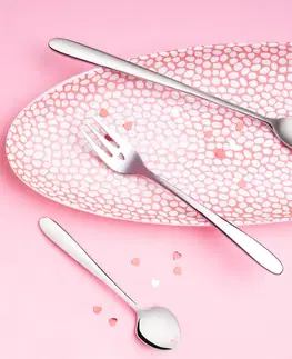 Latte lžičky se srdíčkem 6 ks sada – Love Cutlery - 116606