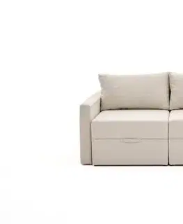 Dvoumístná rozkládací pohovka Saros - Cream