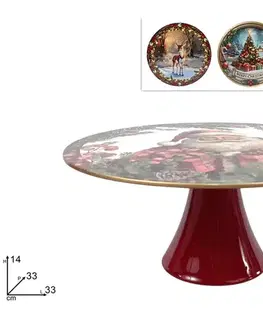 PROHOME - Podnos na noze vánoční 33cm různé motivy