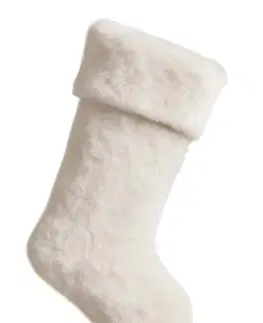 Christmas Stocking Pelush - White