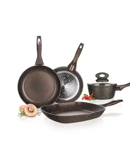Banquet Pánev s nepřilnavým povrchem PREMIUM Dark Brown 24 x 4,8 cm, 24 cm