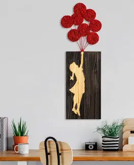 Dekorativní dřevěný doplněk na zeď Banksy - 17-1