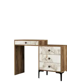 Toaletní stolek Lizbon 552 - Walnut, White