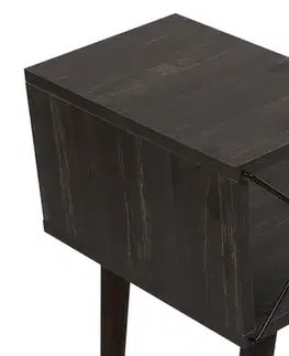 Noční stolek Cross - Dark Brown