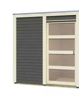 Dřevěný zahradní domek QUBIC 1 Lanitplast