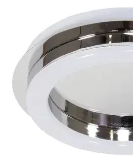 LED stropní svítidlo 12W chromové kulaté Pemonte