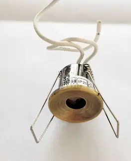 Halogenové stropní svítidlo, zlatá patina