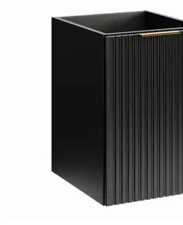 ArtCom Skříňka s košem ADEL BLACK 81-40-1DK | 40 cm