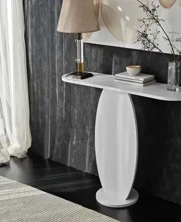 Odkládací stolek Ellittica White