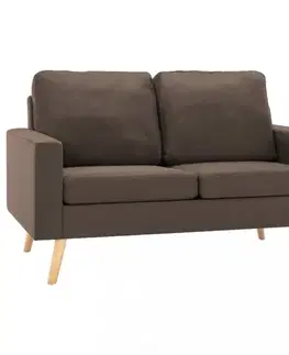 2-místná pohovka látka / dřevo Dekorhome