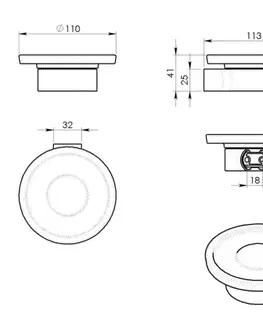 GEDY PI1102 Pirenei mýdlenka, bílá mat/mléčné sklo