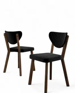 Sada židlí (4 kusy) Arfe - Black, Brown