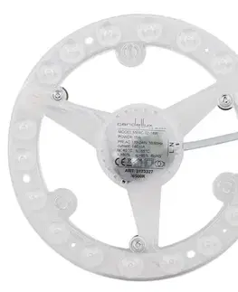 LED panel 18W LED 19CM 6500K studená bílá rozeta pro stropní svítidlo Merc02