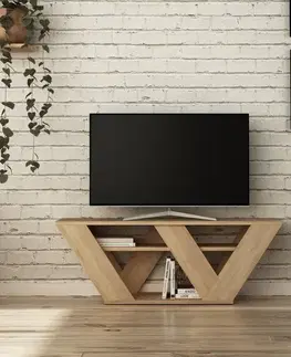 TV stolek Pipralla - Oak