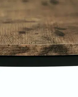 Sada konferenčních stolků, staré dřevo, 2 ks