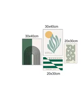 Dekorativní obraz z MDF (4 kusy) Mdf - 00132