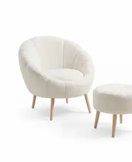 Křeslo s podnožkou LIDA