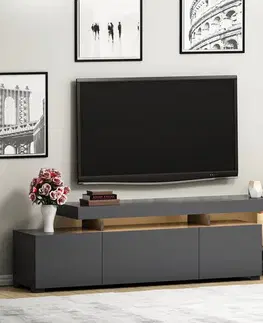 TV stolek BELIZ s LED osvětlením Asirgroup