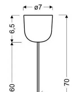 Zawiesie białe 70cm do lampy wiszącej E27