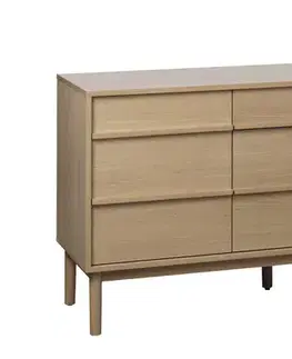 Estila Příborník Petrona, světlý dub, 140 cm