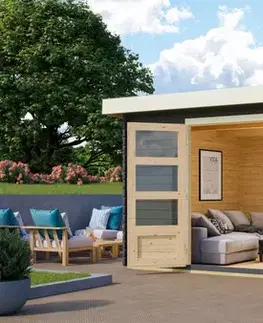 Dřevěný zahradní domek BASTRUP 7 Lanitplast